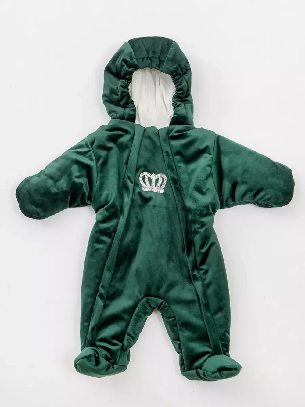 Конверт на выписку новорождённому зимний