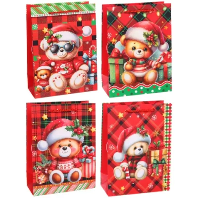 Пакет подарочный «Чудесный подарок» 18*24*8.5 см, микс