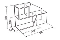 Детская «Колледж» (ясень шимо темный/светлый), ЛДСП 16 мм, Мебельсон