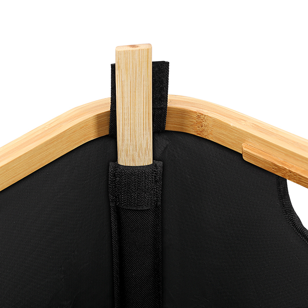 Корзина для белья с двумя отделениями 53.5х33х53см Smart Solutions Neat Twin черная