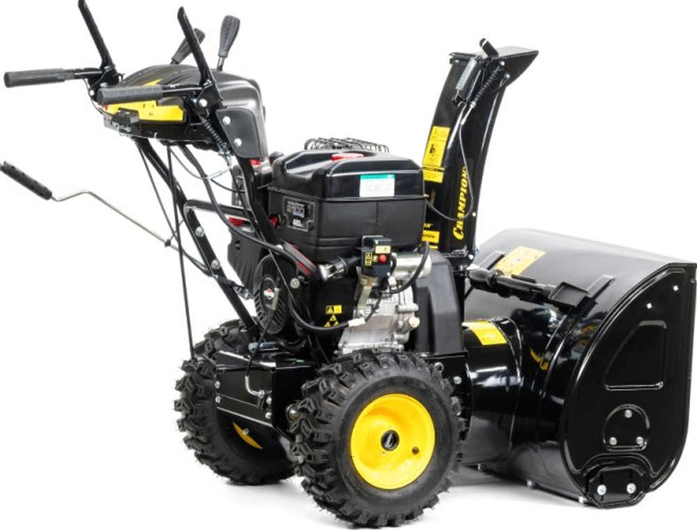 Снегоуборщик бензиновый выброс 15 м с электрозапуском CHAMPION ST1170BS