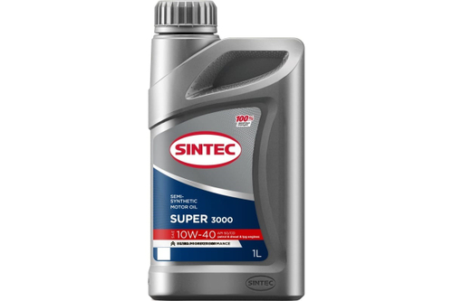 Масло Sintec Super 3000 10W40 SG/CD (1л) п/синтетика