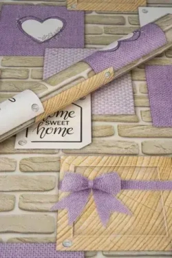 Обои бумажные, моющиеся, полуметровые, 0,53*10м, Сканди 6