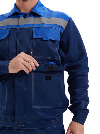 Костюм "Нова" (куртка+брюки) цв. син/вас