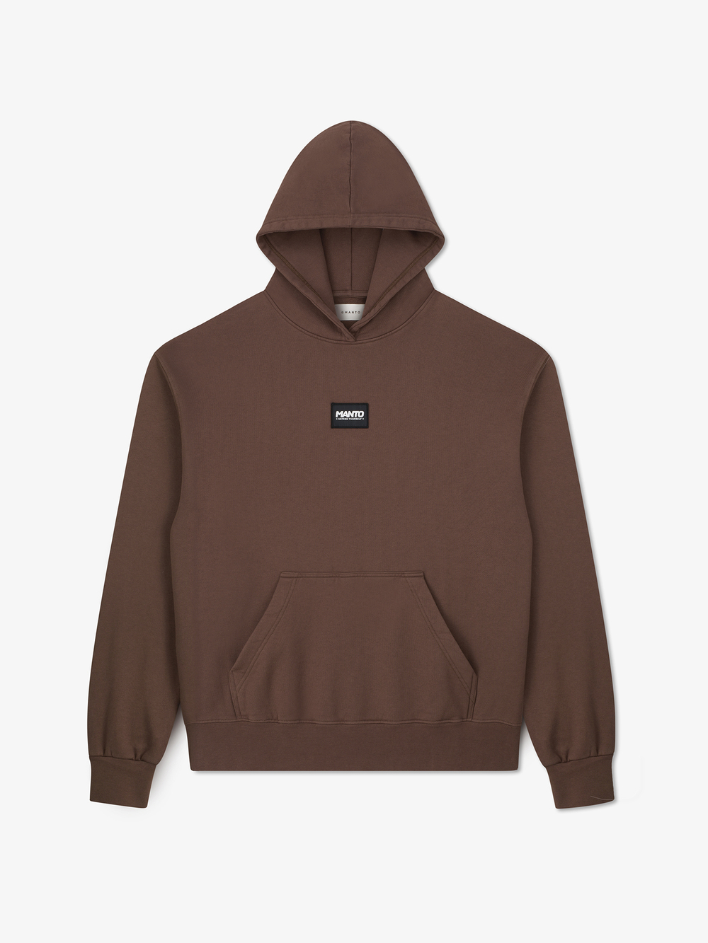 Худи MANTO LABEL 25 OVERSIZE - Коричневое