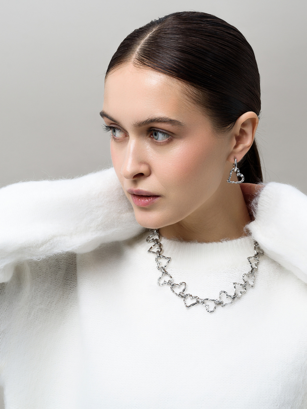 Серьги "Wood Love" Silver