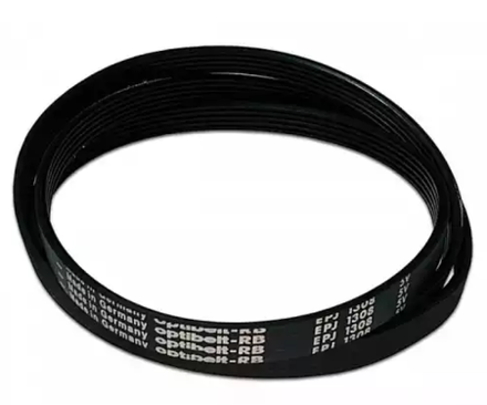 Ремень 1308 J5 EPJ 5V Optibelt для стиральной машины 1260мм черный, белая надпись, 8035326, 8027829, 8014499, 8027829