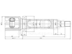 ШРУС внутренний правый UNIO CVJ-30176