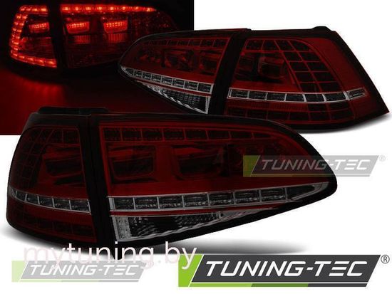 Задние фонари для Volkswagen Golf VII (13-17) LED Red Smoke GTI Look