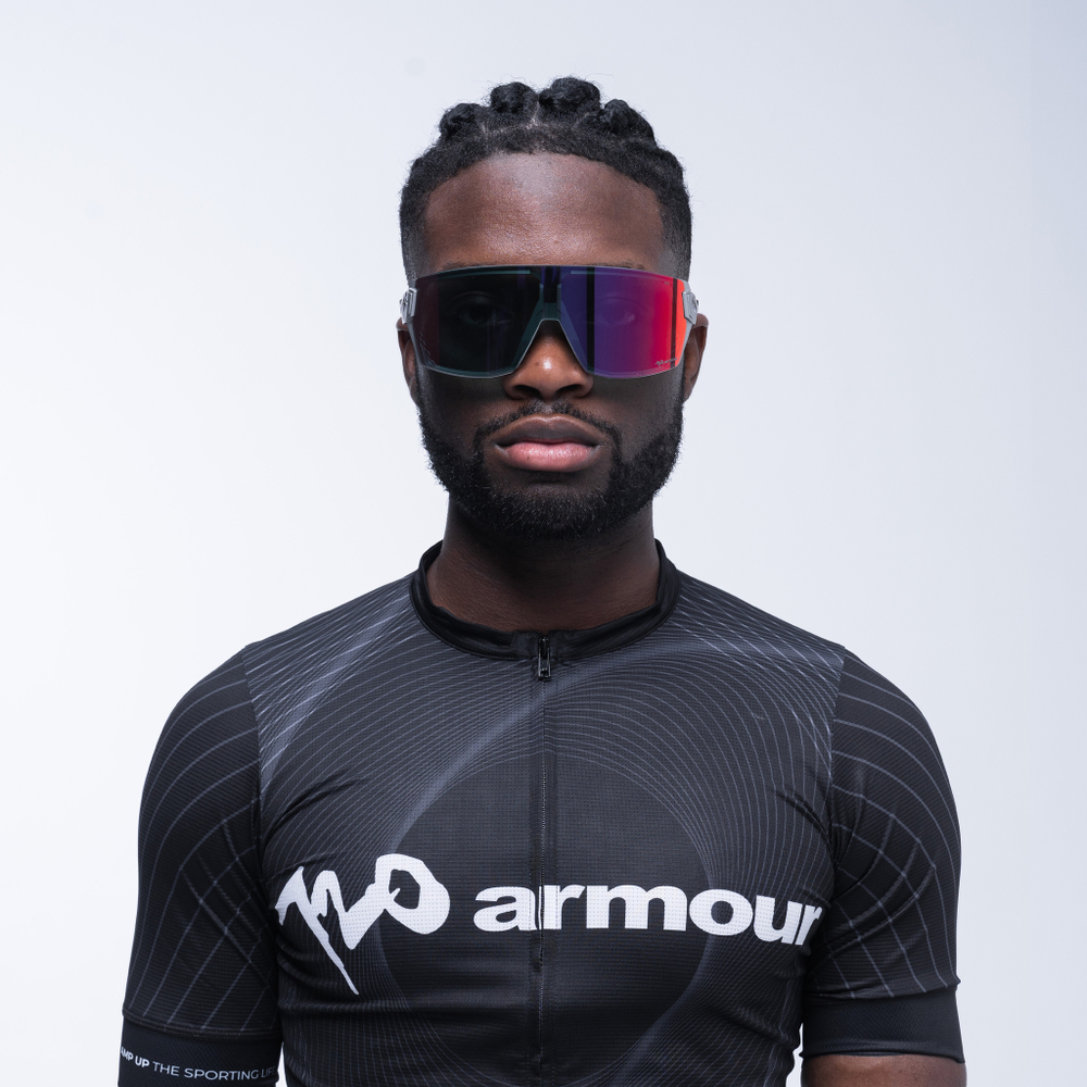 Спортивные очки 720armour Mercury / Matte Silver / Red Lens