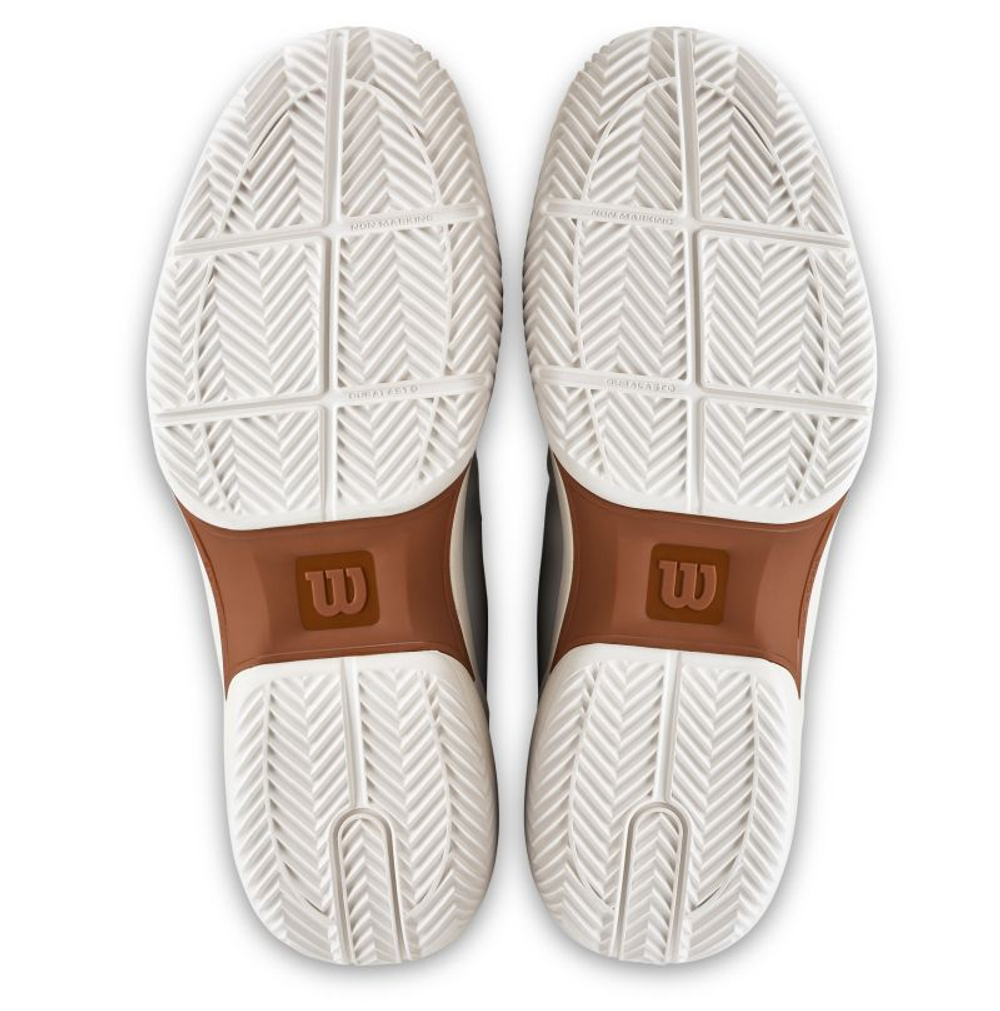 Мужские кроссовки теннисные Wilson Rush Lite 5 Clay - white/navy blazer/tofu