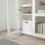 Шкаф-витрина - IKEA BRIMNES/ БРИМНЭС/БРИМНЕС ИКЕА, 80х190х35 см, белый,