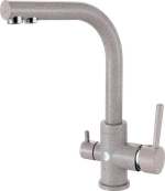 16025-A Смеситель(БЕЖ. ПЕСОЧ) с фильт GANZER (10/1шт)