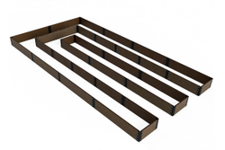 Доска грядочная Holzhof 300*30*2950мм, тиснение 3D