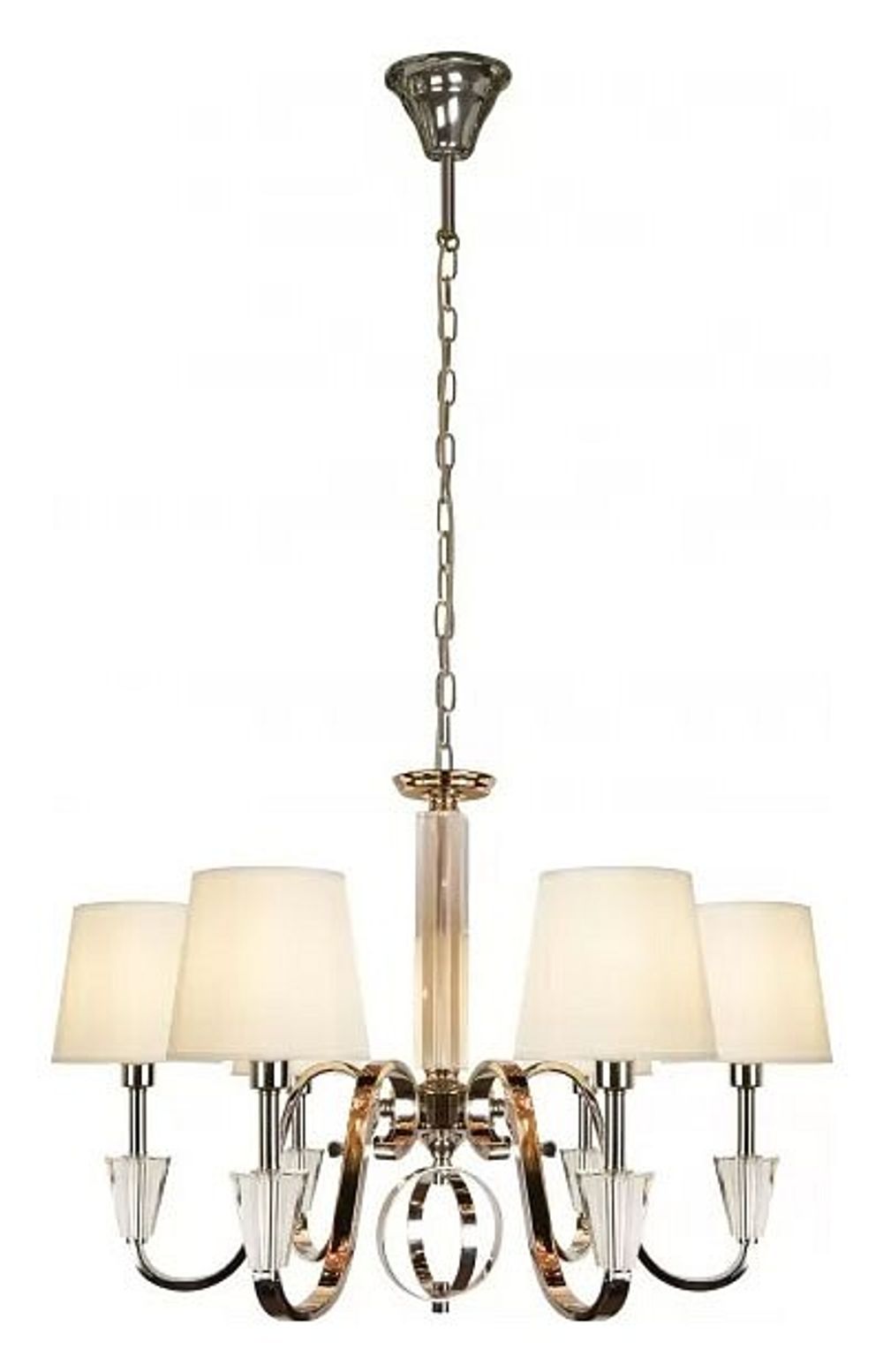 Подвесная люстра iLamp Alesti P2424-6 Nickel