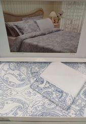 Постельное белье CRISTA голубой  TIVOLYO HOME