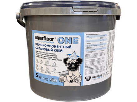 Однокомпонентный силановый клей Aquafloor "ONE" 5 кг.