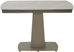 Стол М-City DISAUR Балд (Balde) 140 Латте матовый (Matt Latte Stone Solid Ceramic), Таупе