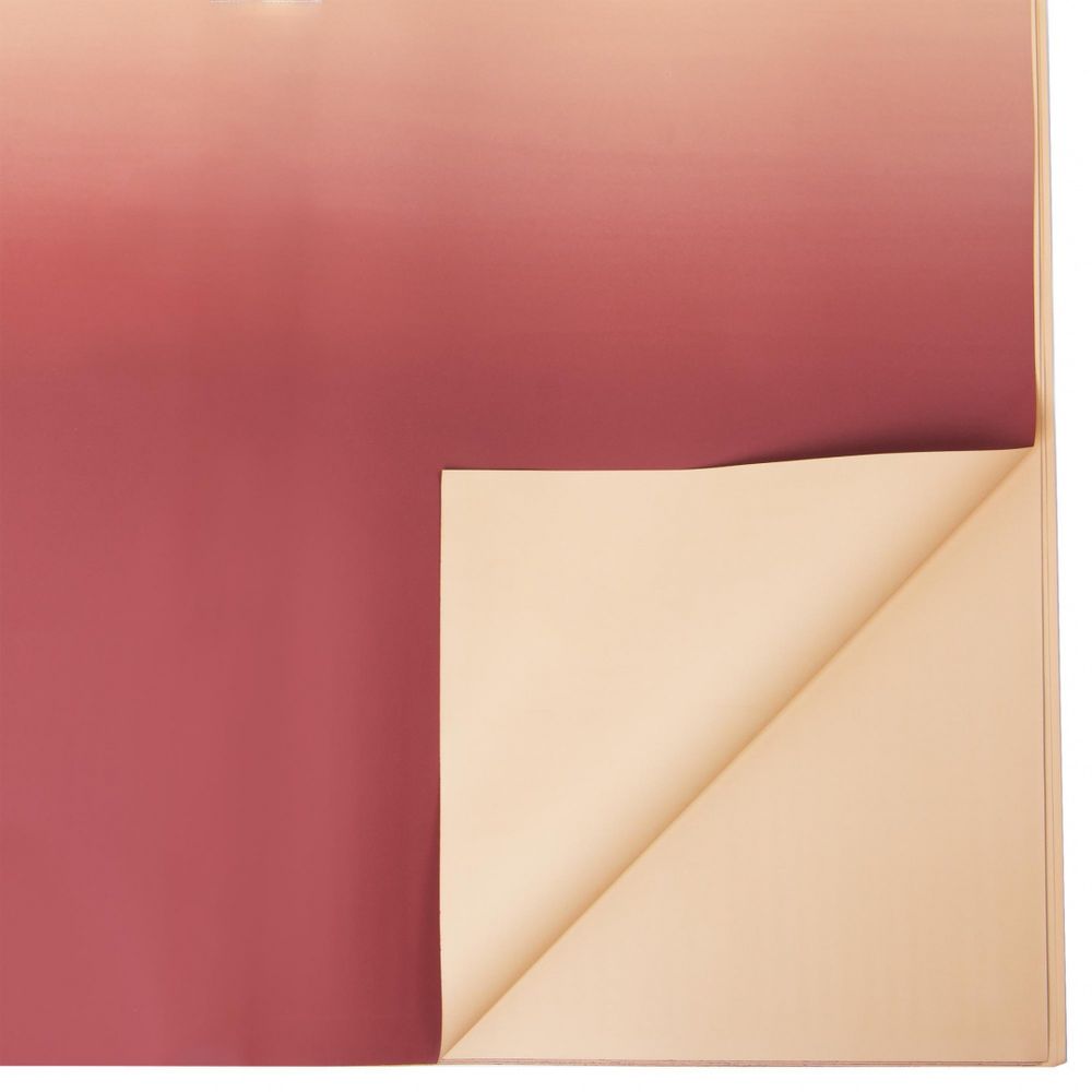 ЛИСТ ГРАДИЕНТ 58*58/20шт БОРДО/КРЕМ