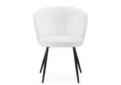 Стул на металлокаркасе Coral white / black