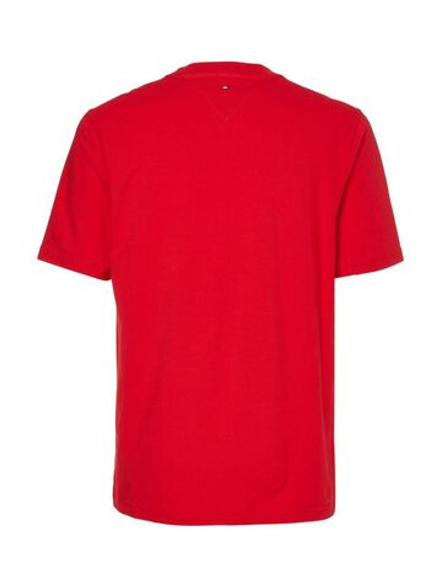 Мужская теннисная футболка Tommy Hilfiger Essentials Small Logo SS Tee - primary red