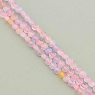 Нитка Морганит 39 см. (Без замка) - Бирюзовая