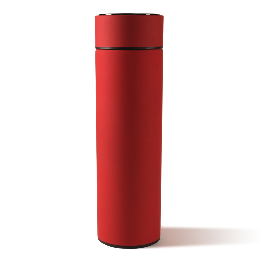 Термос MARK LED soft touch Красный