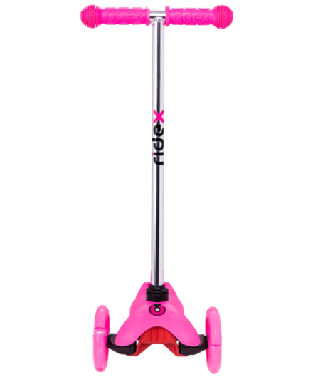 БЕЗ УПАКОВКИ Самокат 3-колесный Zippy 2.0 3D 120/80 мм, розовый