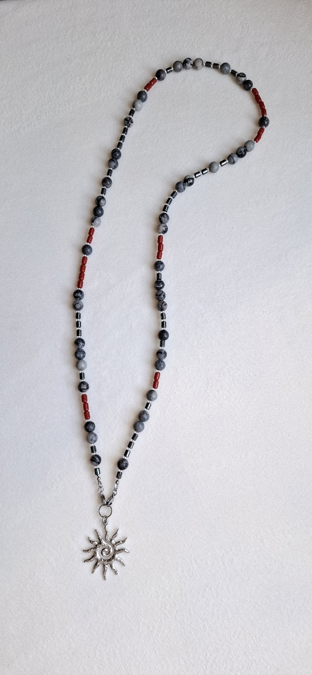 Подвеска Солнце, сталь, водоворот, р-р 41мм