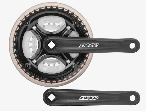 Шатун Вело Стелс Neco NSA-3003 сталь/Al 175мм 28/38/48 580267