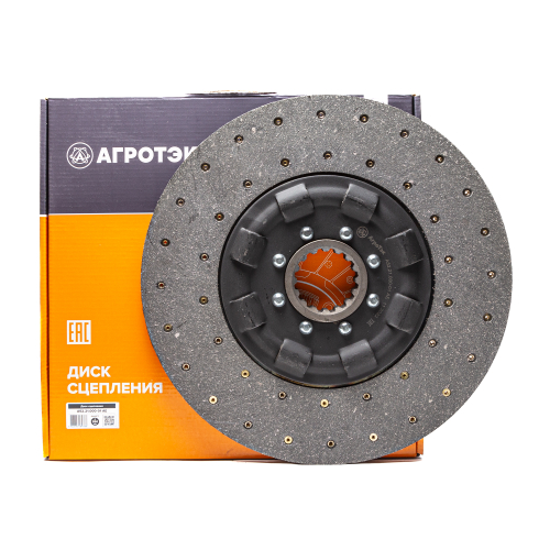 Диск сцепления ведомый, ВгТЗ, дв. СМД, с закрытыми пружинами, d=350мм