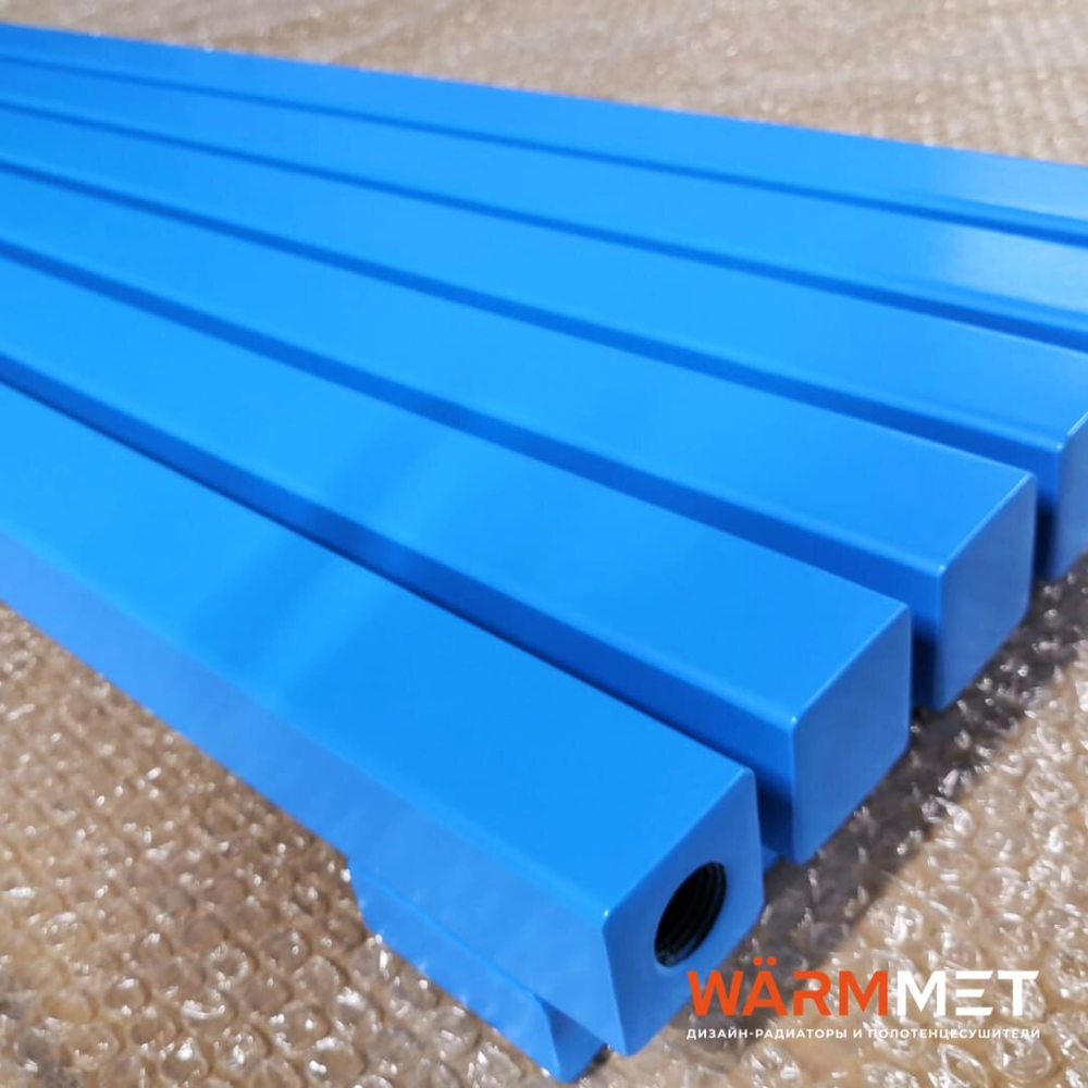 Радиатор WARMMET водяной настенный вертикальный Cube H (W) НЕСТАНДАРТНЫЕ ЦВЕТА (RAL+АПолимер)