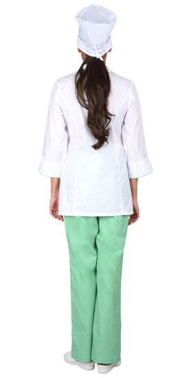 Костюм женский "Сириус-Жасмин" (белый/салатовый)