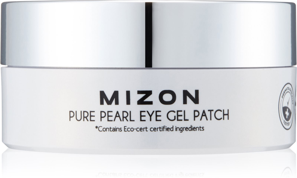 Mizon Pure Pearl Eye Gel Patch - гидрогелевая маска вокруг глаз против отеков и темных кругов /  60 szt.   / GTIN 8809579273158