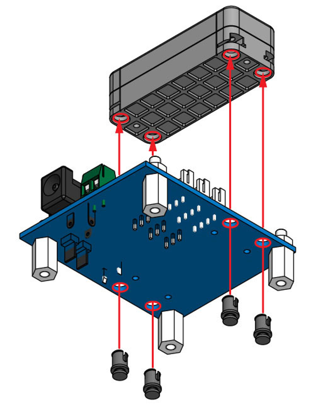 Преобразователь интерфейса U2D2 Power Hub Board