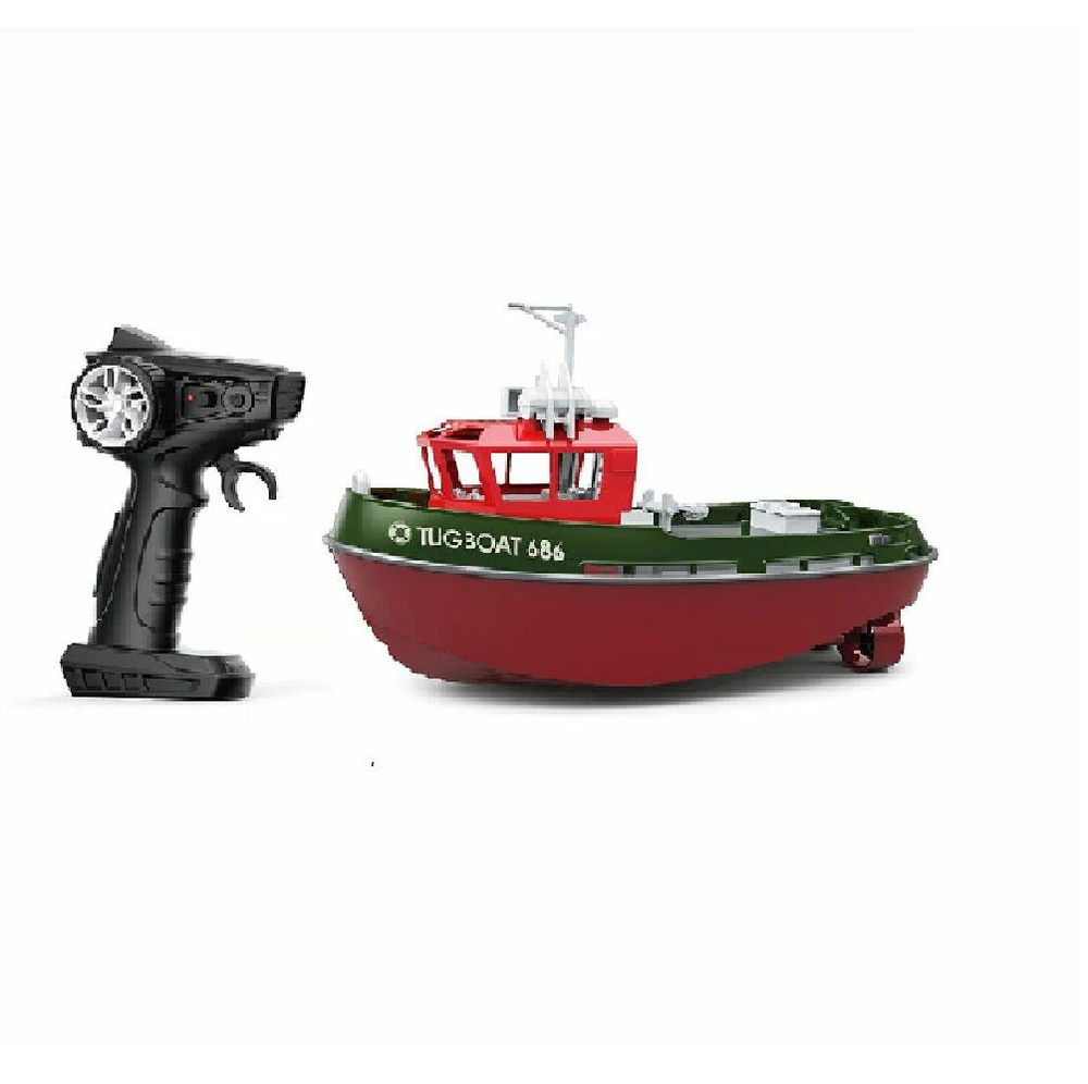 Радиоуправляемый пожарный буксир HENG LONG TYXIN TUGBOAT 686 с дистанционным управлением 1/72