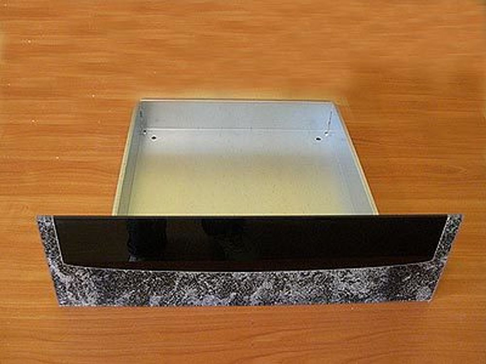 Ящик выдвижной стеклянный для газовой плиты Гефест ПГ 1500