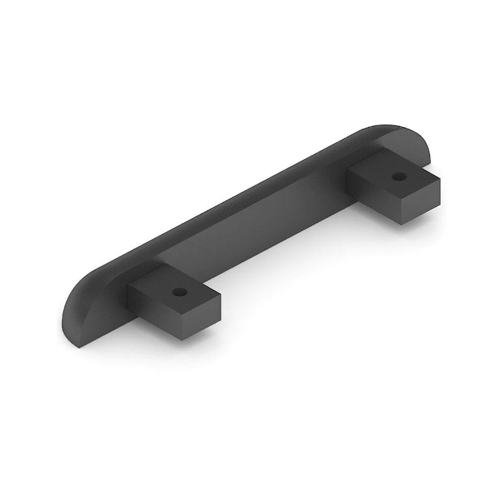 Заглушка для двухполозной нижней направляющей, черный матовый (AL) (AS0029) Aristo