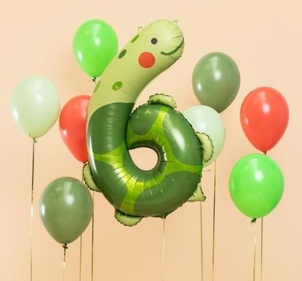 Композиция шаров "6 лет с Черепашкой"