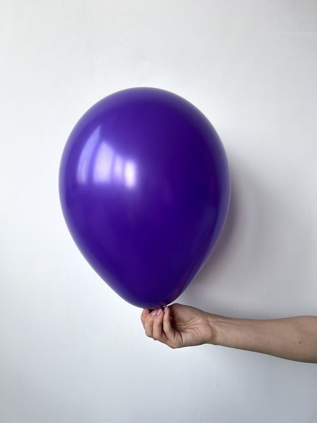 S Шар пастель 12'' / 30 см №33 фиолетовый (БГ-17)
