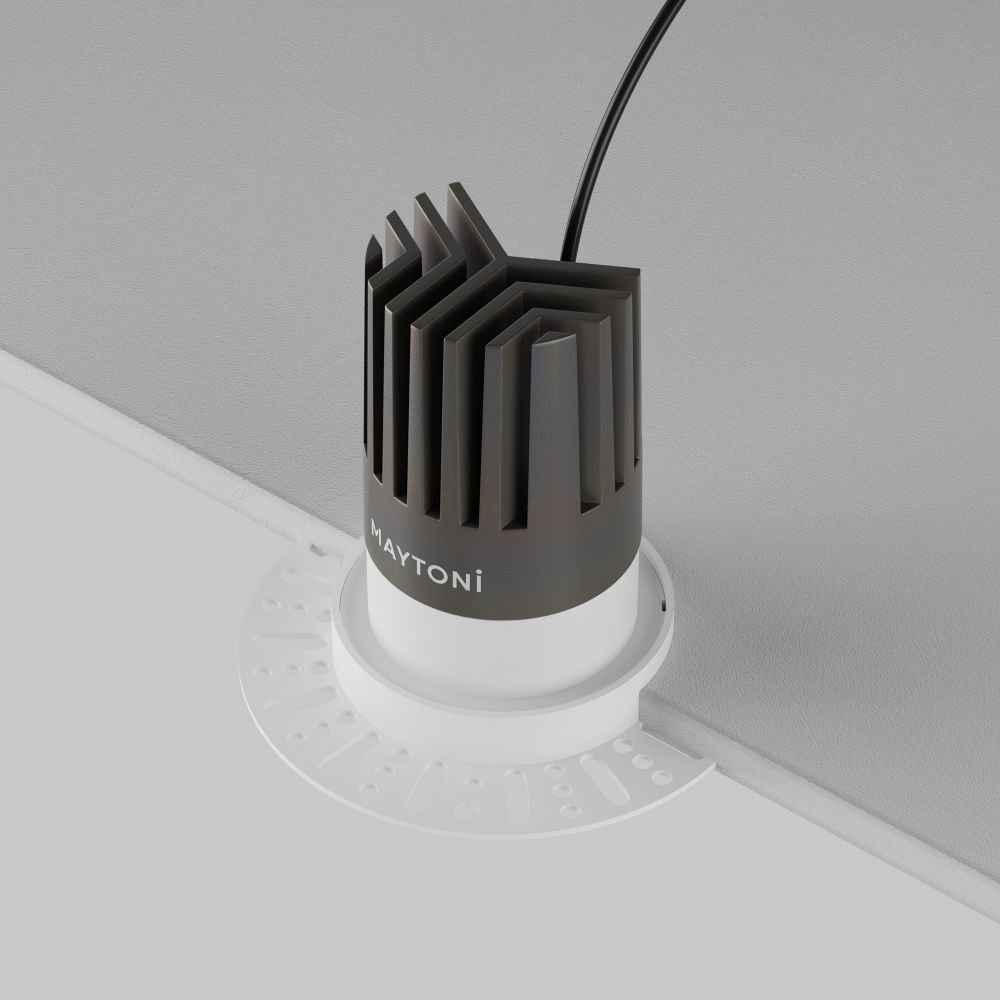 Светильник встраиваемый светодиодный Maytoni   DL121-15W-3K-TRS-W