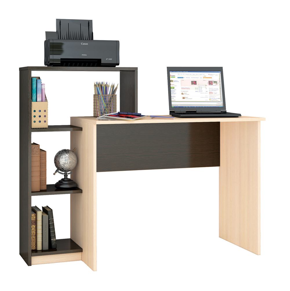 Стол компьютерный Квартет-2, венге