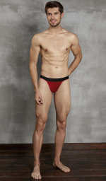 Мужские трусы-стринги Doreanse Sexy с пришивной резинкой (Размер: L) (Цвет: темно-синий)