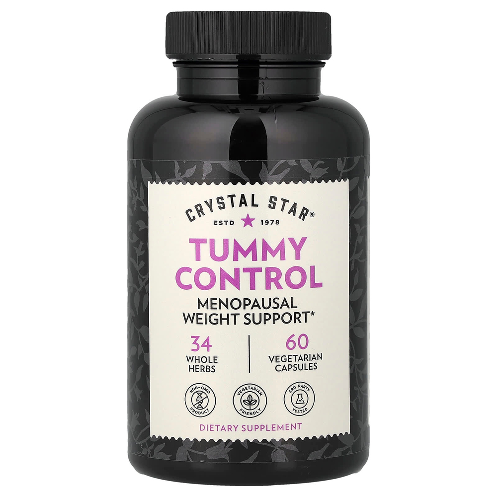Crystal Star, Tummy Control, 60 вегетарианских капсул