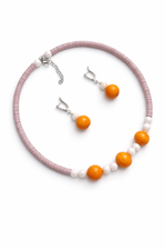 Комплект украшений из муранского стекла