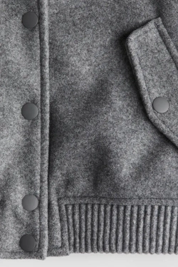 H&M Бомбер, темно-серый