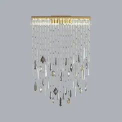 5420/24WL HALL ODL_EX25 065 античная бронза/металл/стекло/хрусталь Настенный светильник LED 24W 4000K 1437Лм AFINA