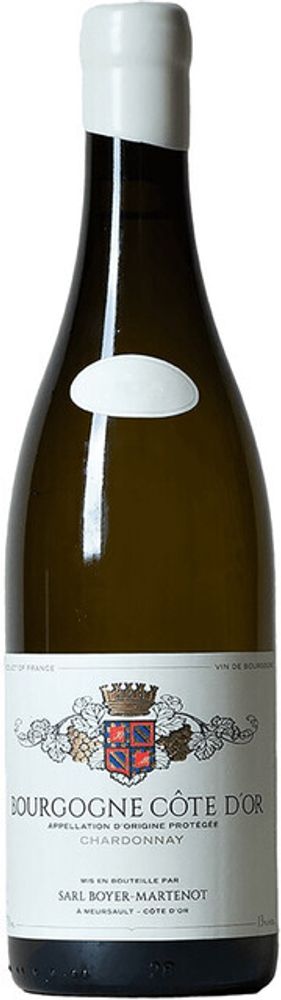 Вино Yves Boyer-Martenot Bourgogne Cote d&#39;Or AOP Chardonnay, 0,75 л.