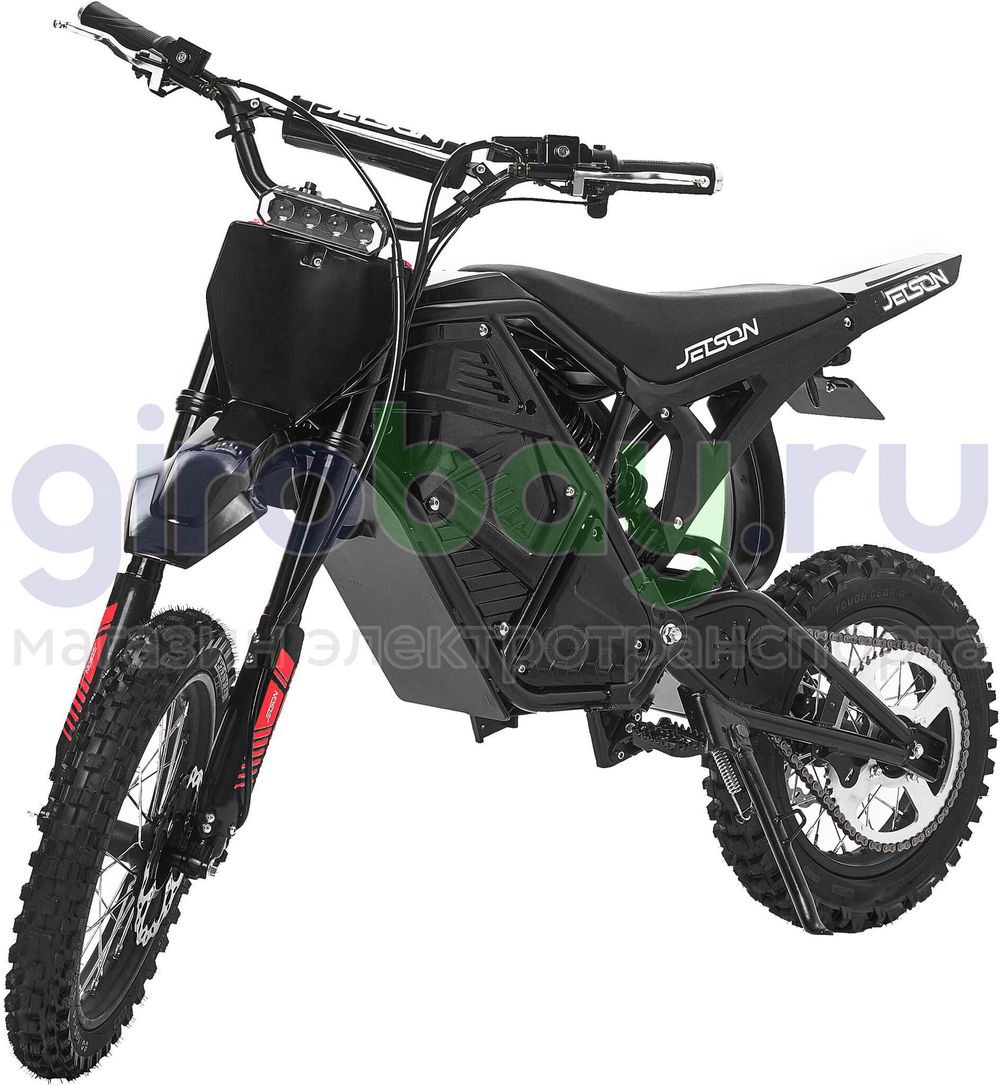 Электропитбайк Jetson MAGNUM 1000W (48V/25Ah) - Чёрный фото №5