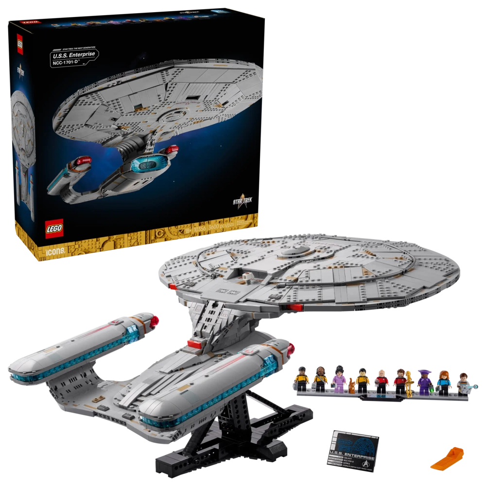 Конструктор LEGO Icons 10356 Star Trek U.S.S. Enterprise NCC-1701-D